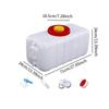 Water Storage Container Kit Horizontal Water Can Large Capacity Water Dispenser Tank for BBQ Hiking Outdoor Backpacking Picnic