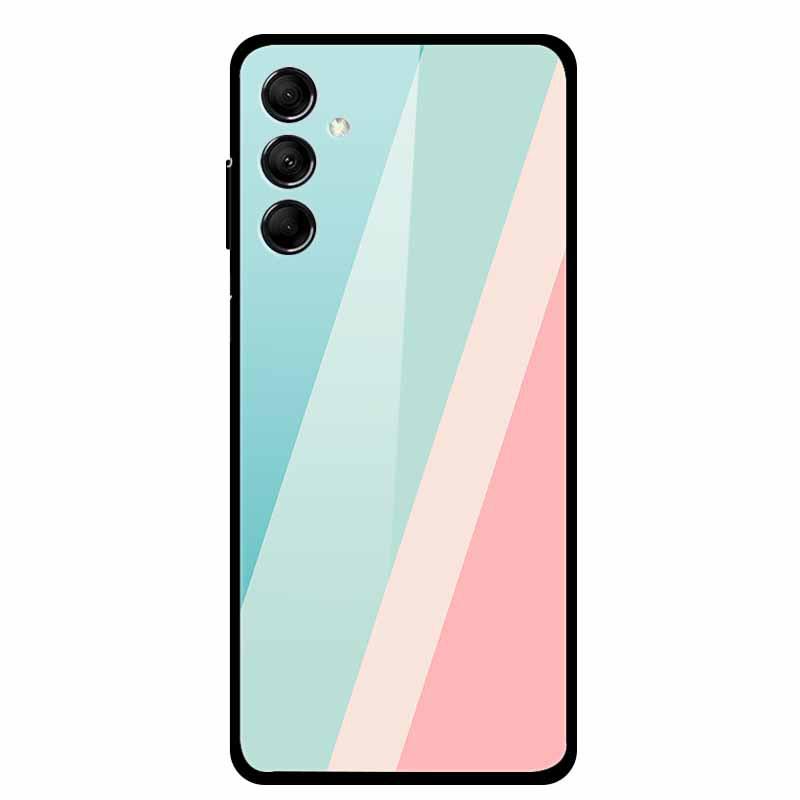 Kreative Landschaft Tierkunst Gehärtetes Glas Hülle für Samsung M14 5G