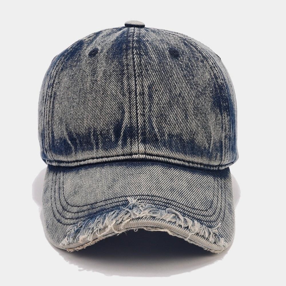 Adjustable Washed Baseball Cap Breathable Sun Protection Cap New Duckbill Hat