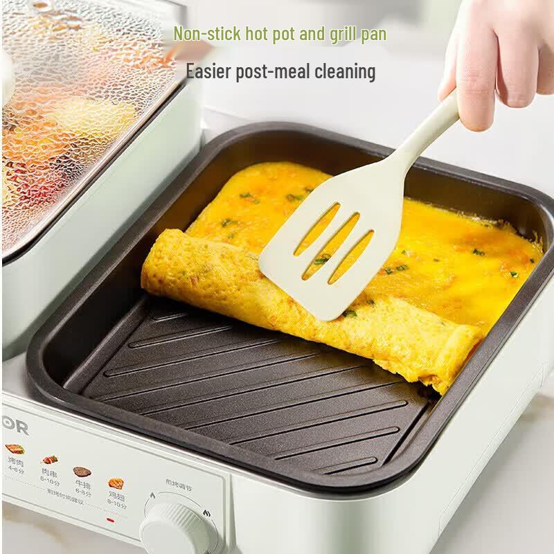SUPOR 2-in-1 Electric Hot Pot & Grill CN Plug (adapter Included)