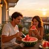 Watermelon Cutter Tool Stainless Steel Portable Kitchen Gadget 2-in-1 Watermelon Slicer & Fork For Kitchen Outdoor Camping