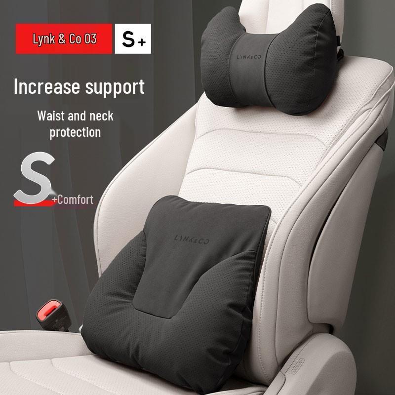 Lynk & Co 03 U-Shaped Neck Pillow & Lumbar Support Cushion for Car Seat Headrest