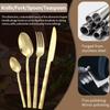 4Pcs Silver Stainless Steel Dinner Cutlery Set Knife Fork Spoon Dinnerware Mirror Tableware Set Wedding Birthday Silverware