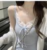 Women's Lace Bow Slim Fit Camisole - Plus Size Spring/Summer 2026