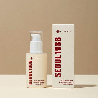 KSECRET SEOUL 1988 Serum : Retinal Liposome 2% + Black Ginseng , Moisturising, Kbeauty, Korean Cosmetics, Sample