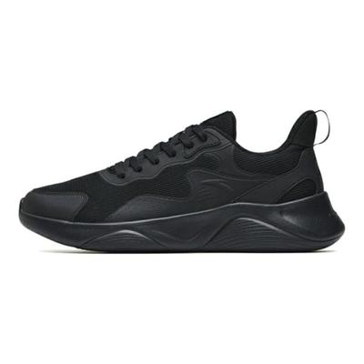Lingyun rutschfeste abriebfeste Low-Top Laufschuhe Herren Sneaker Schwarz 912245526-4