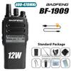 Stație radio portabilă BaoFeng BF-1909 12W BF 1909 Radio bidirecțional portabil de mare putere, rază lungă, tip UHF, încărcare Type-C, Transmițător pentru vânătoare