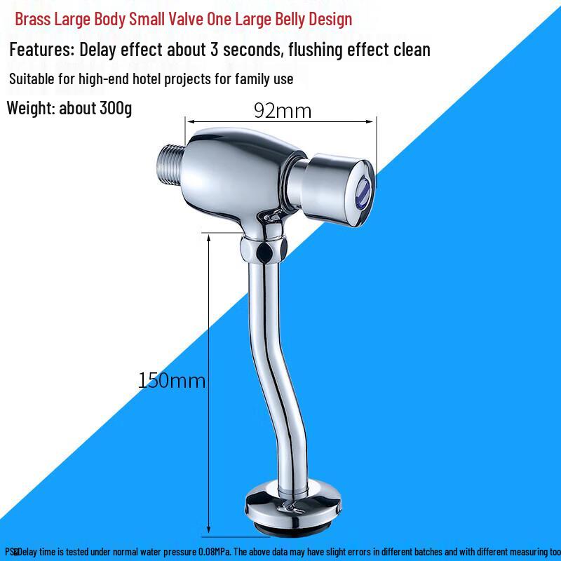 Anica Enjoy Manual Press Urinal Flush Valve