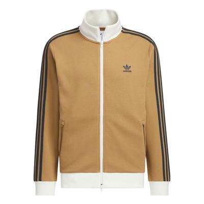 adidas Giacca da tuta Originals Confortevole a maniche lunghe Giacca Unisex Marrone deserto KB8952