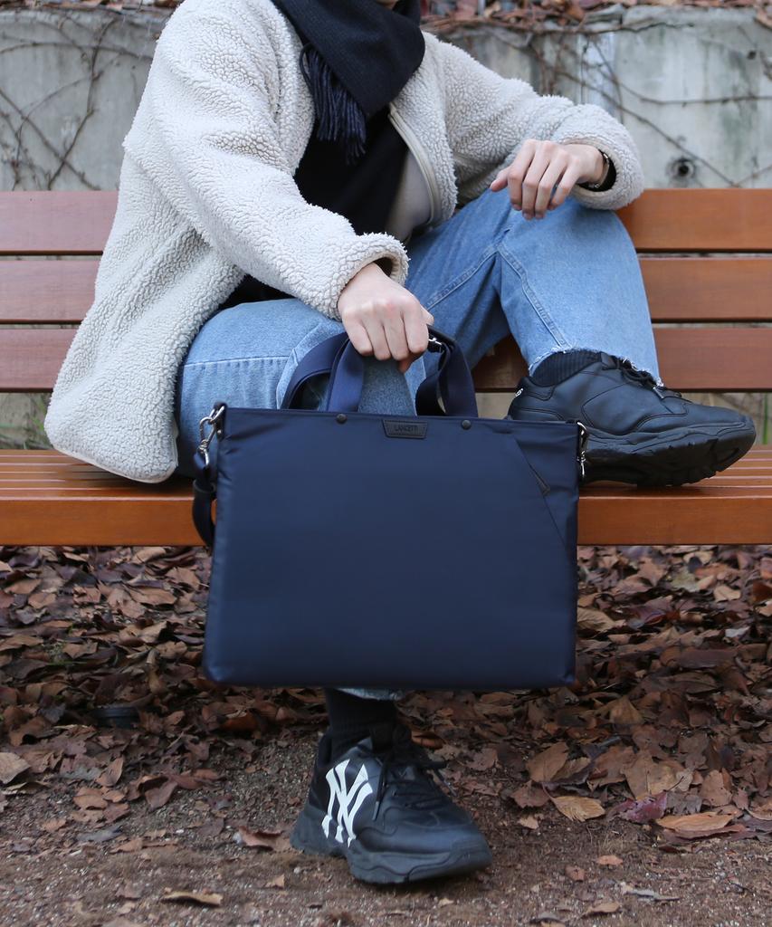 Lancetti Looper Briefcase La-1102212 Navy