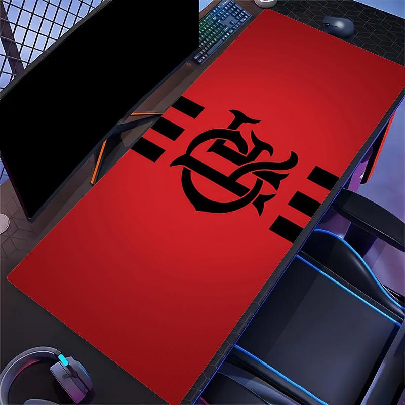 Flamengo Print  Cushion Non-slip Laptop Tablet Big Mousepad XXL Mat Mini PC Playmat With Lock edge