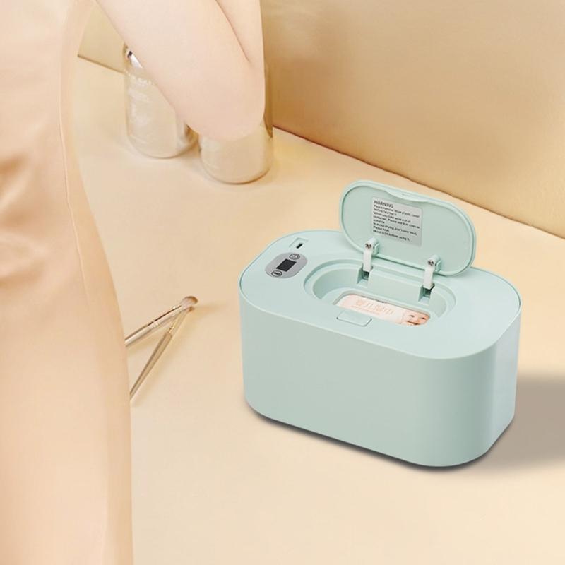 Easy to Use Wet Towels Warmer Small Wipe Heater Adjustable Temperature Wipe Dispenser Suitable for Babies and Adult
