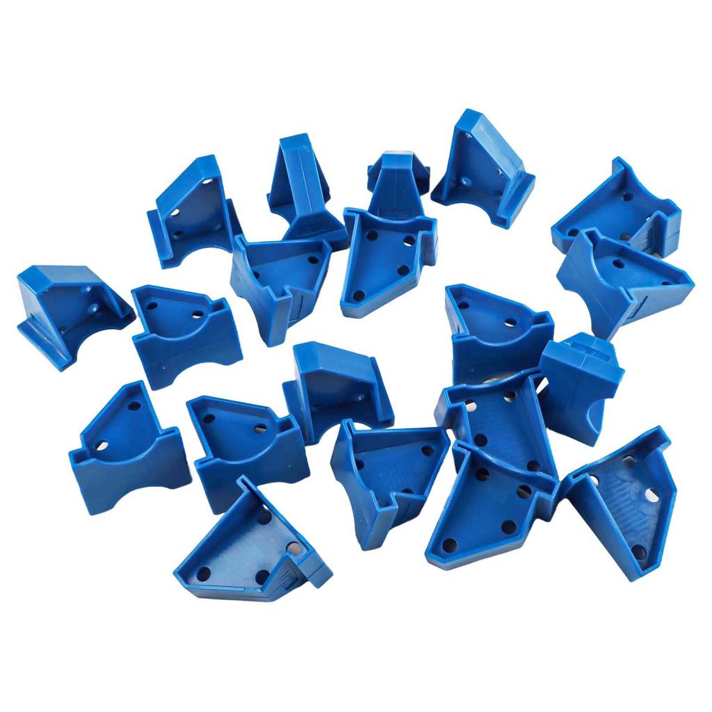 20PCS Floor Spacer With 1/4 1/2inch Gap Floating Floor ABS Double-Ended Floor Mounting Spacers Laminate Installation Tool
