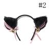 Cute Cat Fox Ears Headband Bell Bow Cosplay Halloween Party Fancy Costume