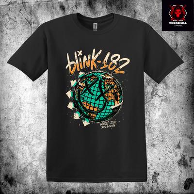 Blink 182 Světové turné 2026 24 Punk Rockové tričko Heavy Cotton Unisex tričko S3XL