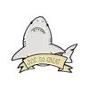 Animal Series Brooch: Cartoon Whale Shark with Playful Expressions
