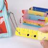 texture5Pcs Mini Palm Cartoon Ruler Set Straight Rulers Student Stationery Supplies for Kids Back To School Classroom