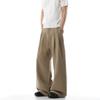 Men S Summer Thin Wide Leg Loose Casual Straight Linen Trousers