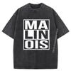 Malinois Cool Text Design For The Belgian Shepherd Men Graphic T Shirts High Quality Casual Washed T Shirts