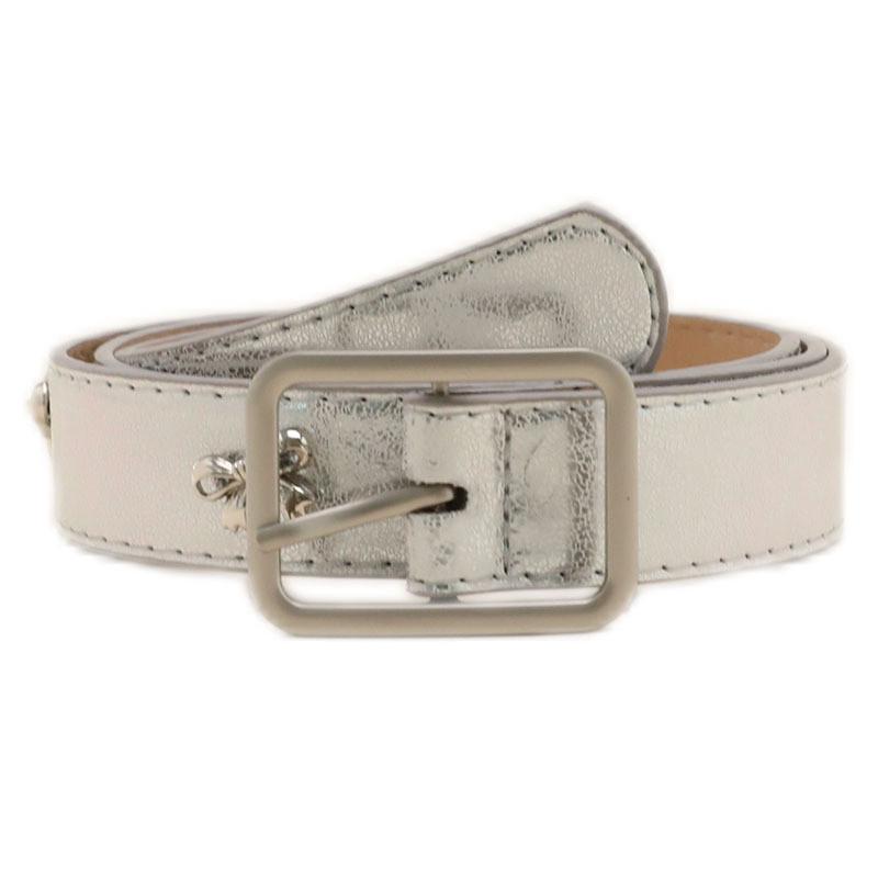 Fashion Butterfly Knot Belt Pu Leather For Summer Dress Accessory Women