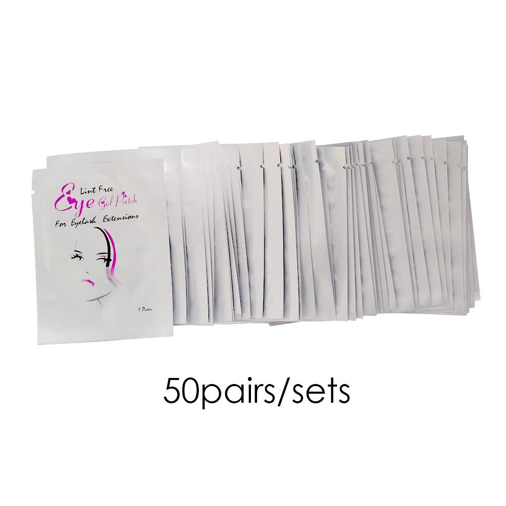 50 Pairs Under Eye Paper Patches Grafted Lash Eyelash Extension Pads Eye Lash Make Up Tools
