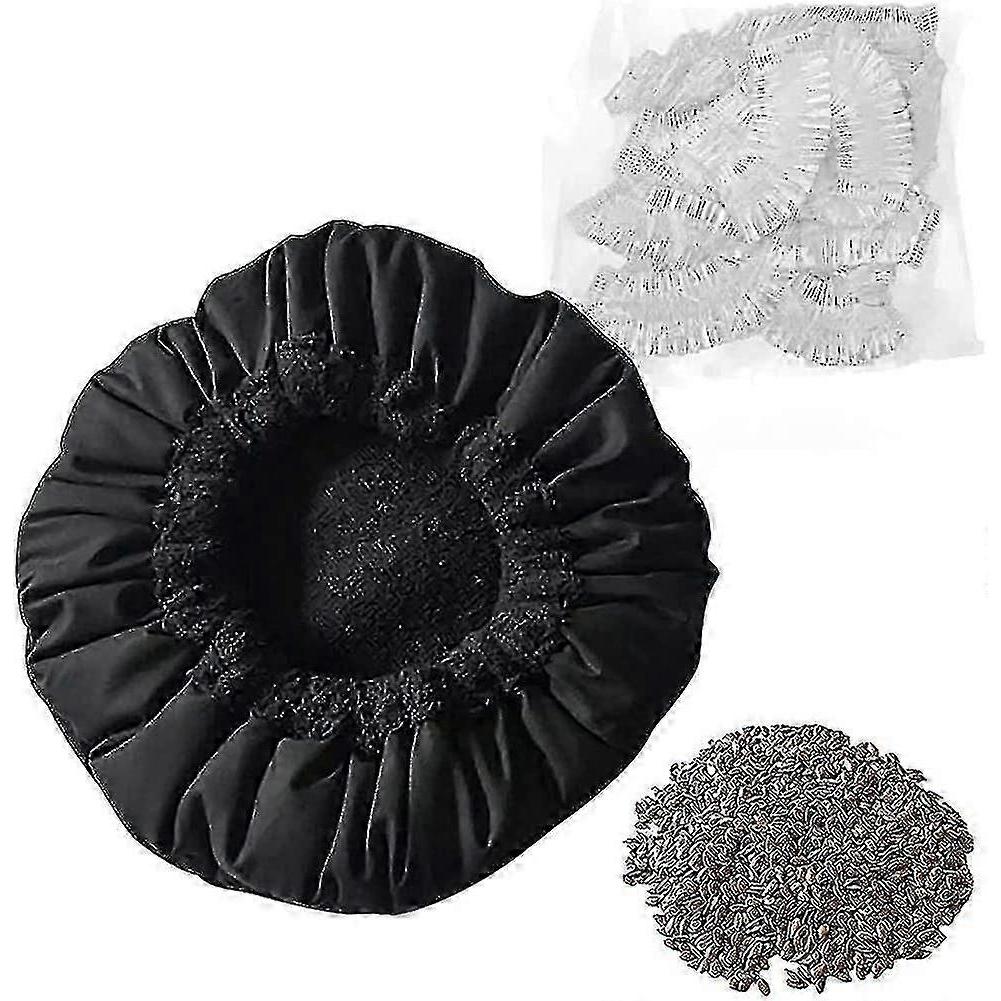 Deep Conditioning Thermal Cap For Hair Care With 10 Disposable Shower Caps