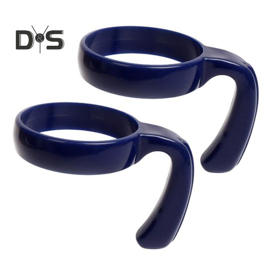 

2 шт. насадка для ручки-тумблера Эргономичная ручка Нескользящие автомобильные подстаканники Ручки для кружек без BPA для аксессуаров для стаканов на 20/32 унции 20oz королевский синий