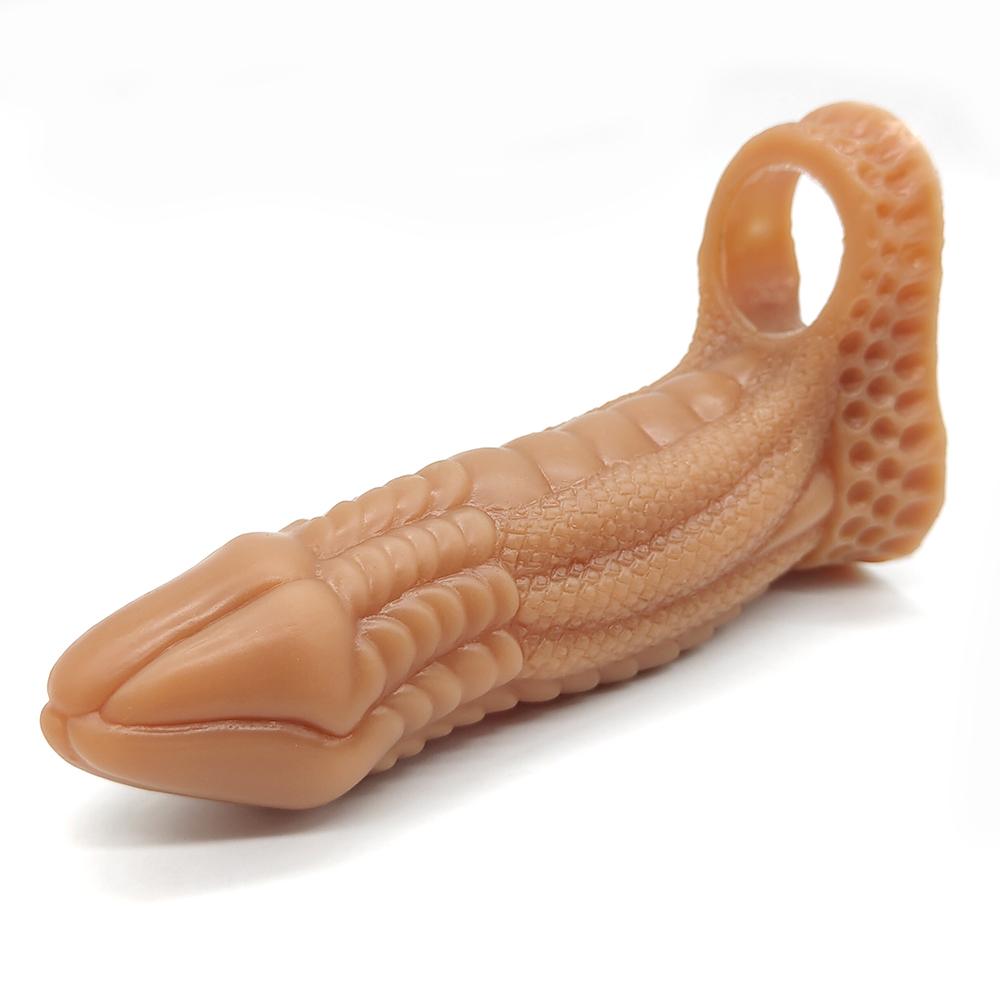 2022 Other Sex Products Monster Penis Sleeves Silicon Penis Extender for Men