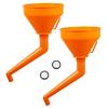 Motorcycle Refuel Engine Oil Funnel Long Mouth Funnels Car Repair Filling Tools Refueling Funnel with Filter Detachable Hose Car