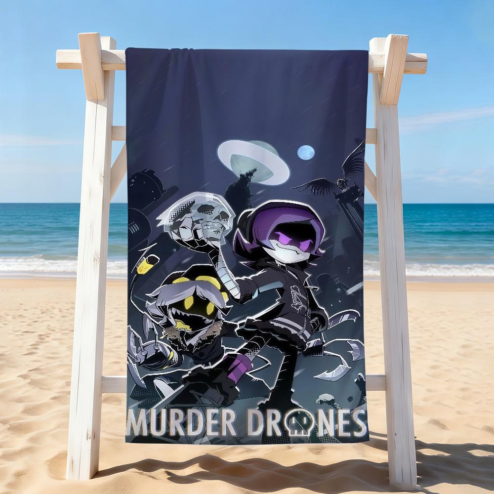 Game m-Murder Drones Towel Drying Bath Towel Applicable To Light Swimming Camping Yoga Beach Out