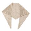 Solid Color Hair Scarf Hollow Out Lace Scarf Fashion Triangle Wrap  Women