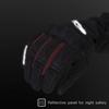 Komine Motorcycle Protective Winter Short Gloves, 2XL, Black, 06-840 GK-840