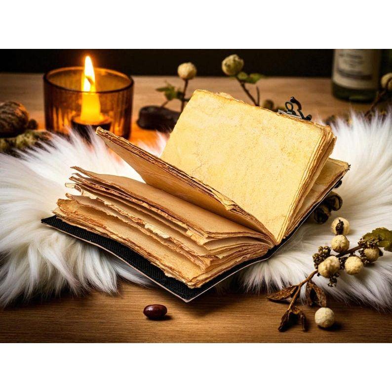 Mystic Dragonfly Leather Journal – Vintage Handmade Paper Diary, Nature Art Notebook, Gift for Writers & Artists”