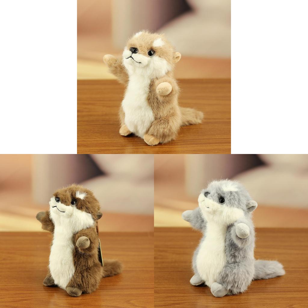 Playful Otter Plush Toy With Pp Cotton Filling For Kids Gift And Room Decor