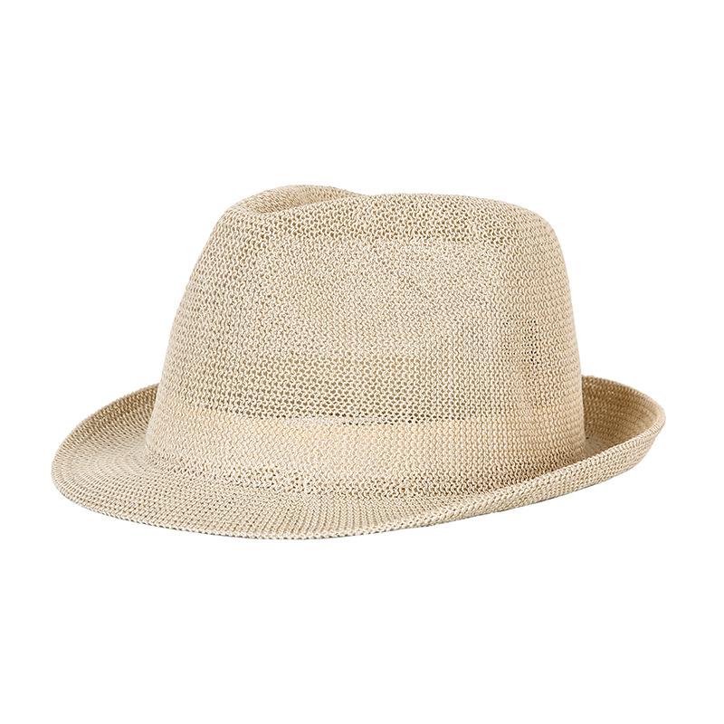 Hat Summer Top Hat European and American Version of Grass Yarn Sunshade Neutral Male and Female Jazz Hat