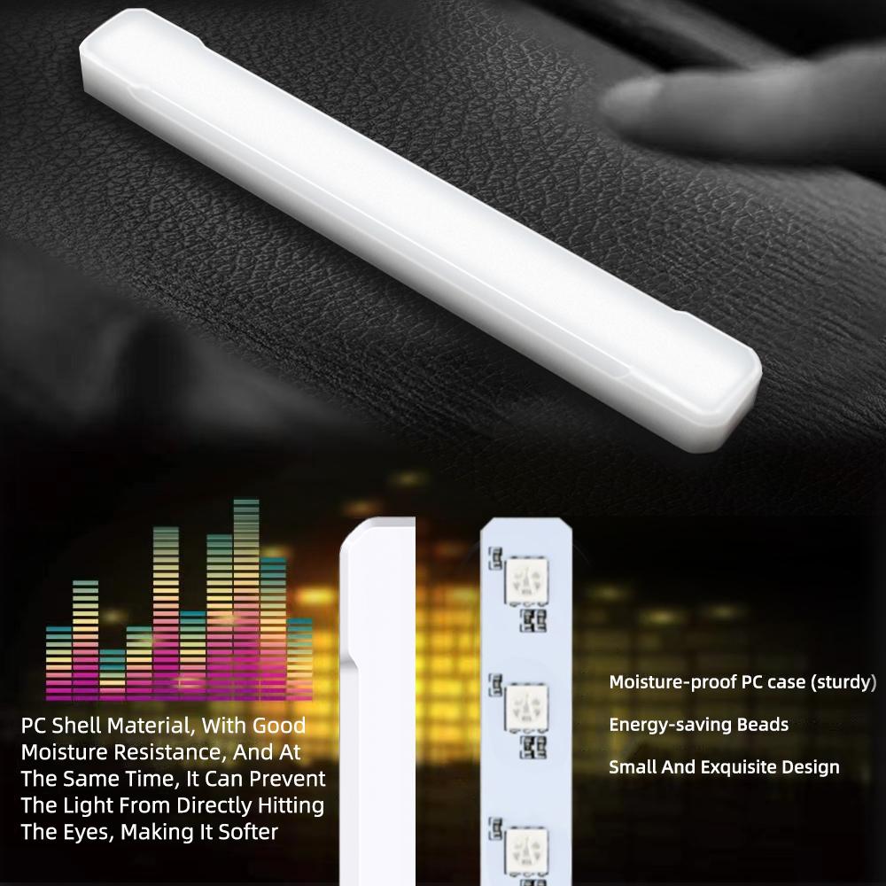 4 In 1 Car Interior Lights App Control Bluetooth-Compatible LED RGB Music Sync Ambient Lighting Kit