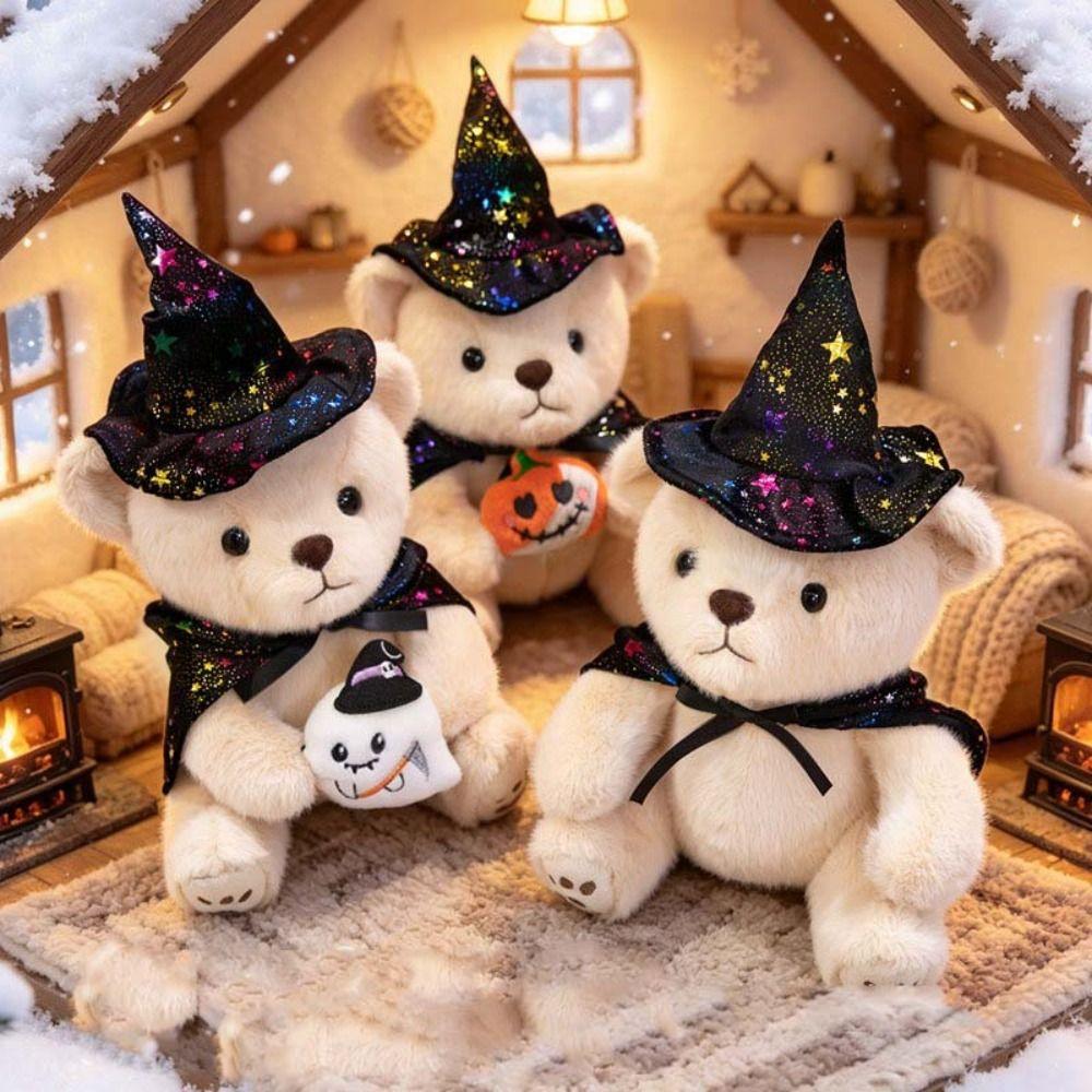 Kawaii Little Bear Plush Toy PP Cotton Bear Plush Doll Halloween Plush Doll  Birthday Christmas