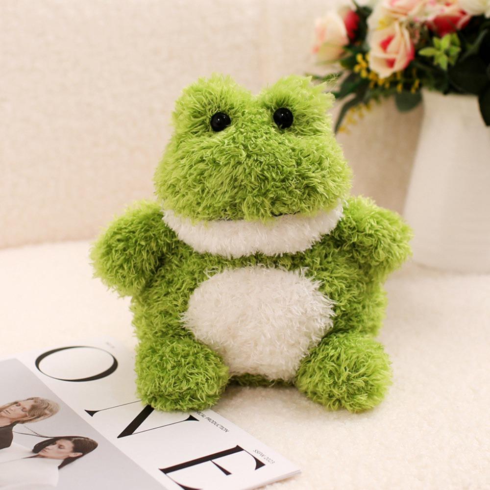 Interactive Simulation Frog Stuffed Toys Handmade Cartoon Sleeping Doll  Kids Gifts