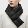 Black Solid Color Padded Muffler_HIMU5F010BK