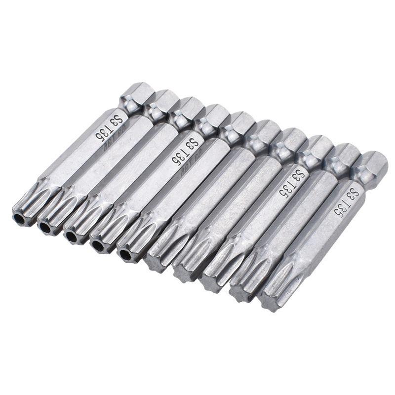Mach S3 Hex Torx Screwdriver Bit with Center Hole & Strong Magnetic Tip