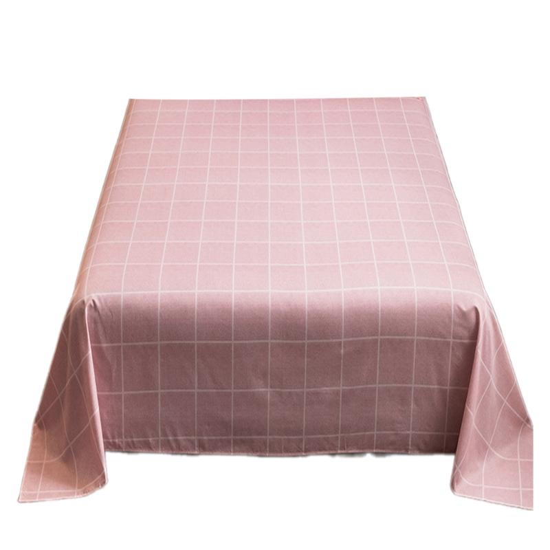 Washed Cotton Bed Sheet Bedspread Soft Breathable and Fade Resistant Easy Maintenance for Room Bedding Sheet