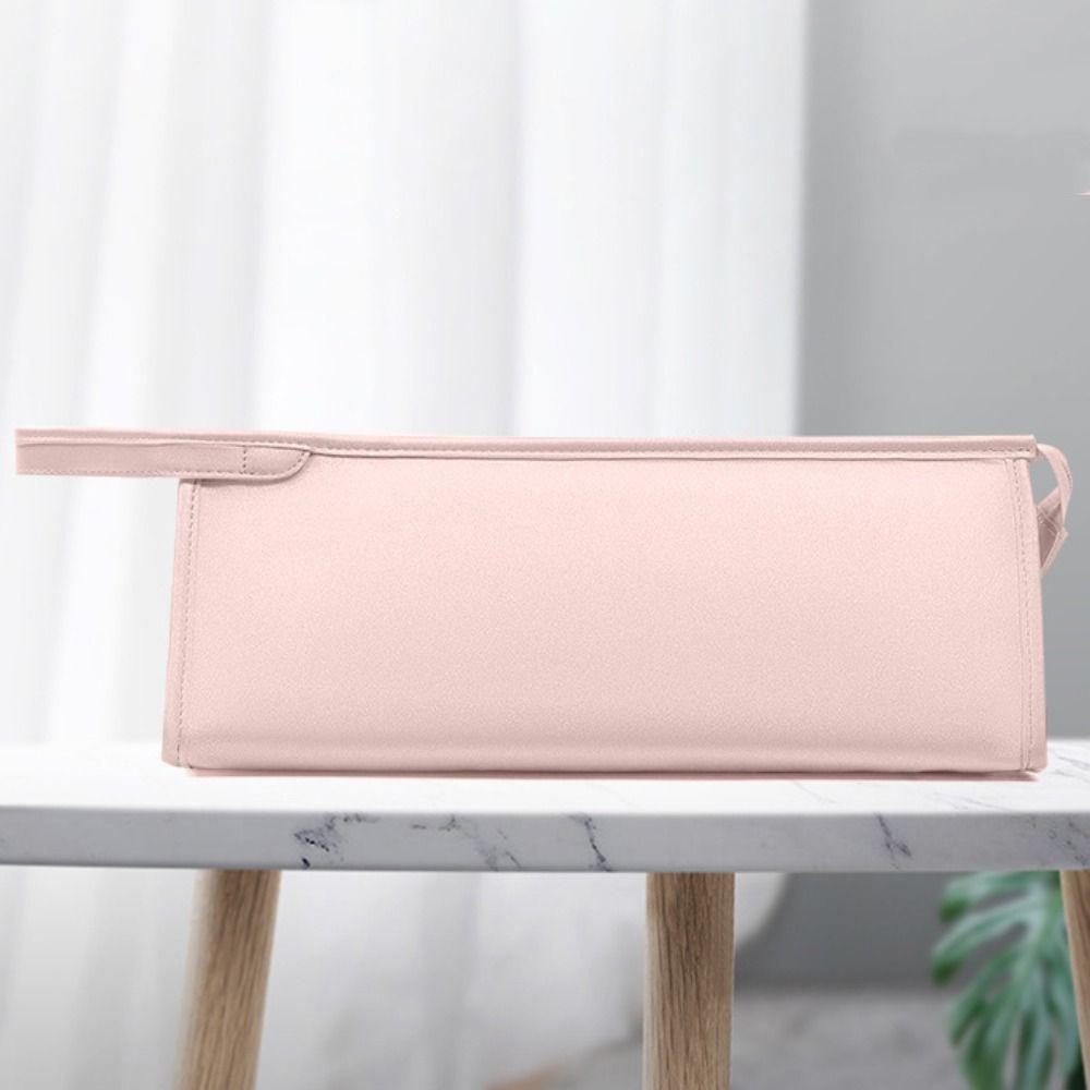 Skórzana torba do przechowywania suszarki do włosów z PU Wodoodporna Pyłoszczelna Przenośna walizka podróżna Duża pojemność Trwała walizka transportowa