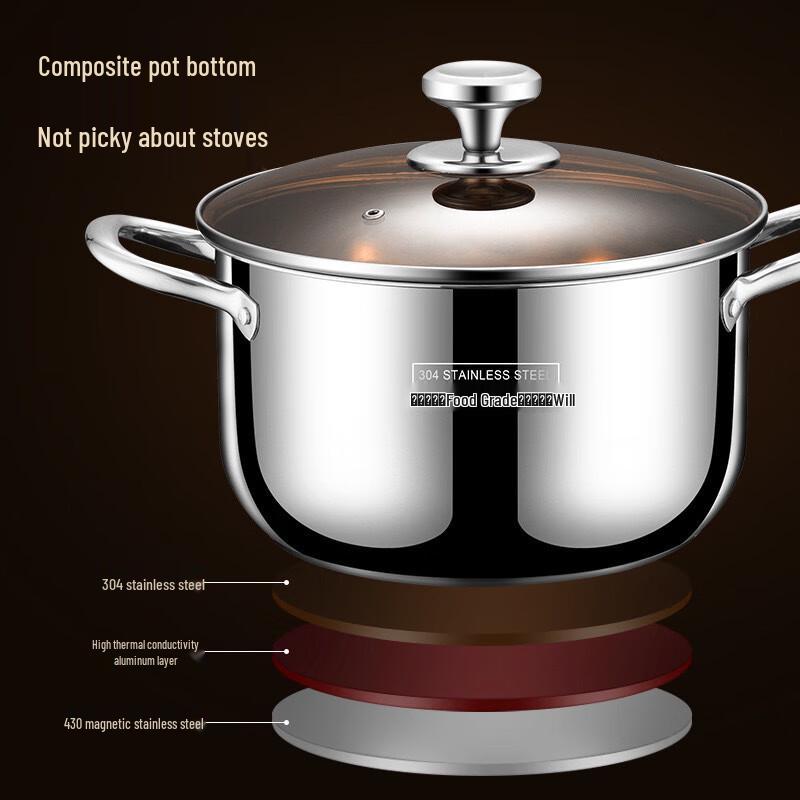 Lilang Thickened Stainless Steel Steamer Pot