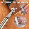 Cat Eye Nail Magnet Set Nail Art Cat Eye 3D Rabbit Shaped Magnet Iron Wire For Creating Rabbit Shapes On Nails Accessories