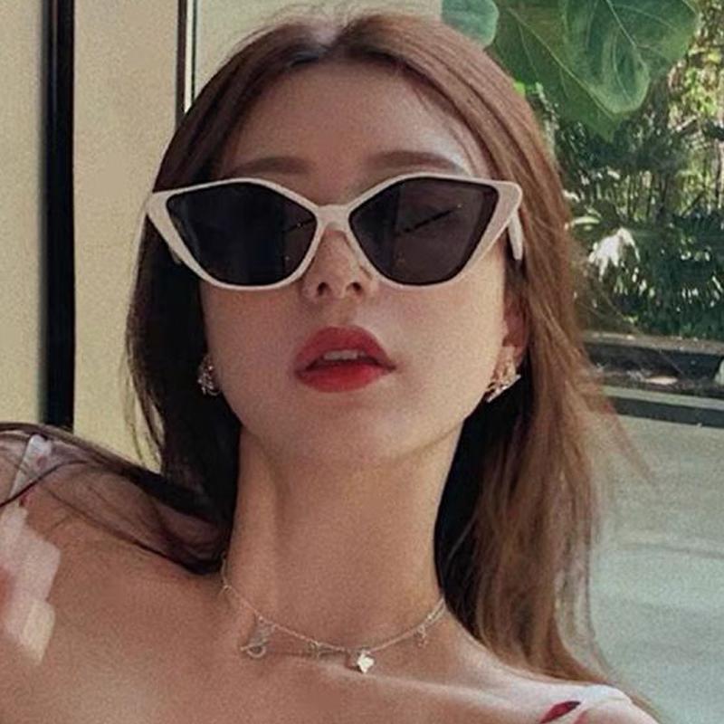 Fashion Cat Eye Sunglasses Women Brand Designer Vintage Sun Glasses White Beach Sun Shade Sexy Gafas De Sol