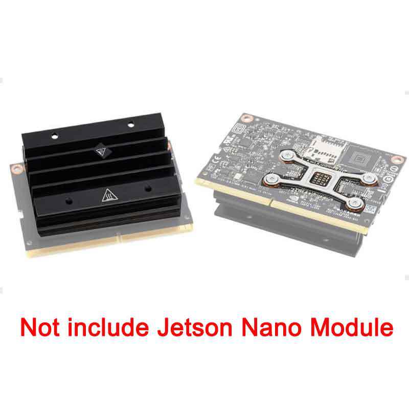 Jetson Nano Aluminum Alloy Heat Sink with Bracket and Thermal Grease