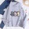 Cute Cat One-piece Printed Women Sweatshirt Casual Loose Hooded New Soft Comfortable Hoodie Street Autumn Women Stylish Clothing