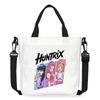 KPop Demon Hunters Theme Women Canvas Shoulder Bag Boys Girls Tote Handbag Anime Fashion Crossbody New Kids Xmas Gifts Kid Friendly Entertaining Fun