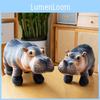 Artificial Hippo Plush Toy Cute Children Zoo Commemorate Holiday Dolls Gift