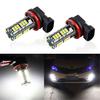 2pc H11/H8/H9 White High Power LED H11 Low Beam Headlight +2pc  H11 H8 Fog Light Bulbs Conversion Kit